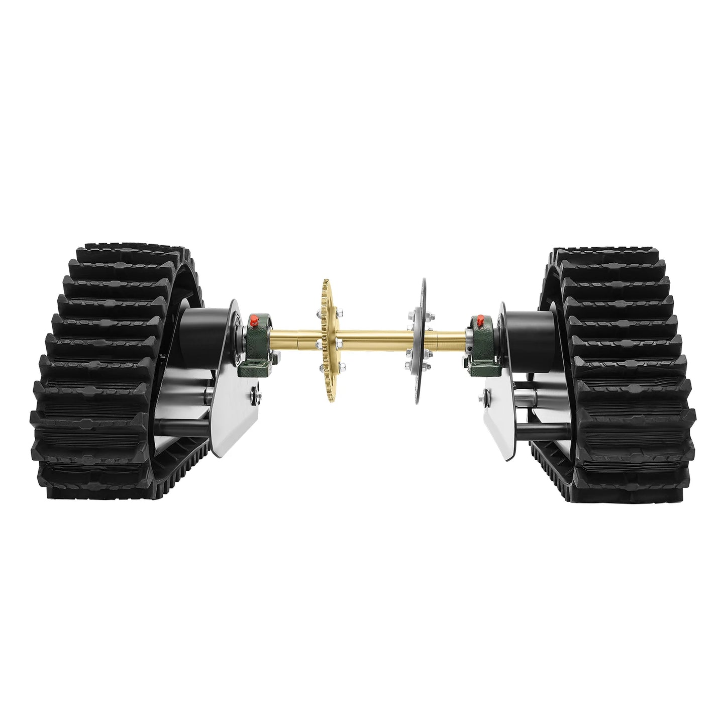 Pair Go Kart ATV UTV Buggy Quad Rear Wheel Snow Rubber Sand Tracks Snowmobile Rough Tire Surface for Gasoline Motor, Snowmobile