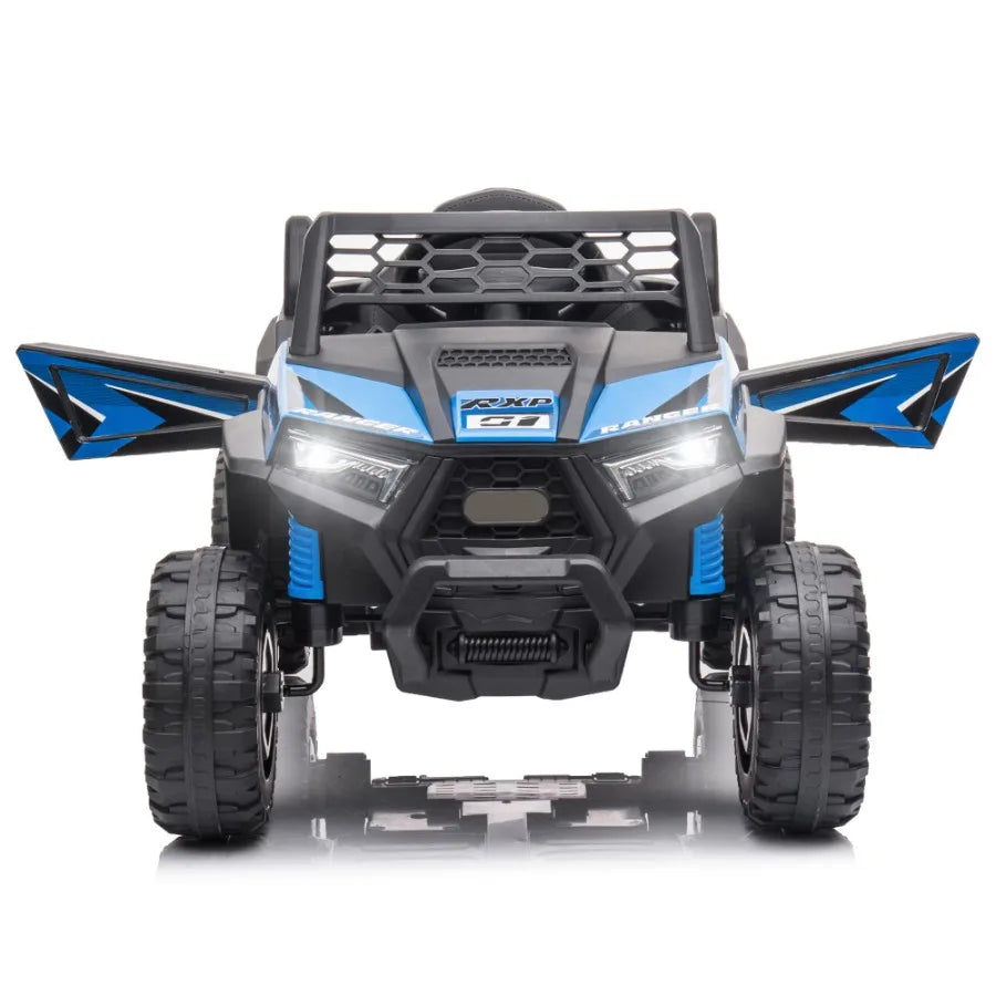 12V kids Ride On Mini UTV Electric Car with Front LED Lights and Horn Single Seat with a Safety Belt Forward Reverse Function