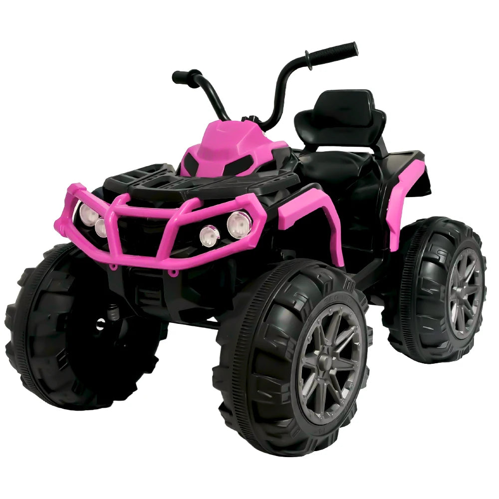 24V Kids Ride on ATV 4 Wheelers for Kids 3-5 Years Old with Music Player, All Terrain Tires, Kids Ride on Cars