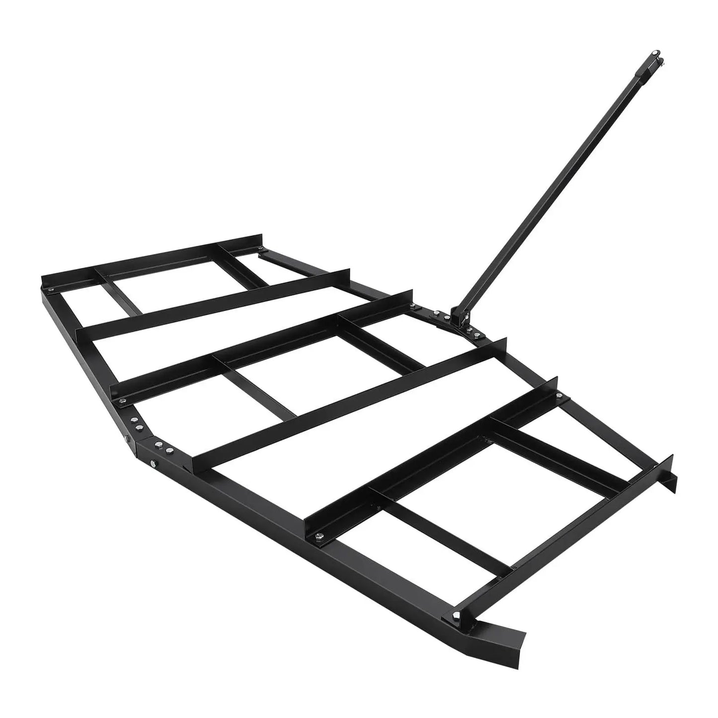 74" Width Driveway Drag Heavy Duty Steel Driveway Grader for ATV UTV Garden Lawn Tractors Topdressing Spreader Tool Wide Drag Le