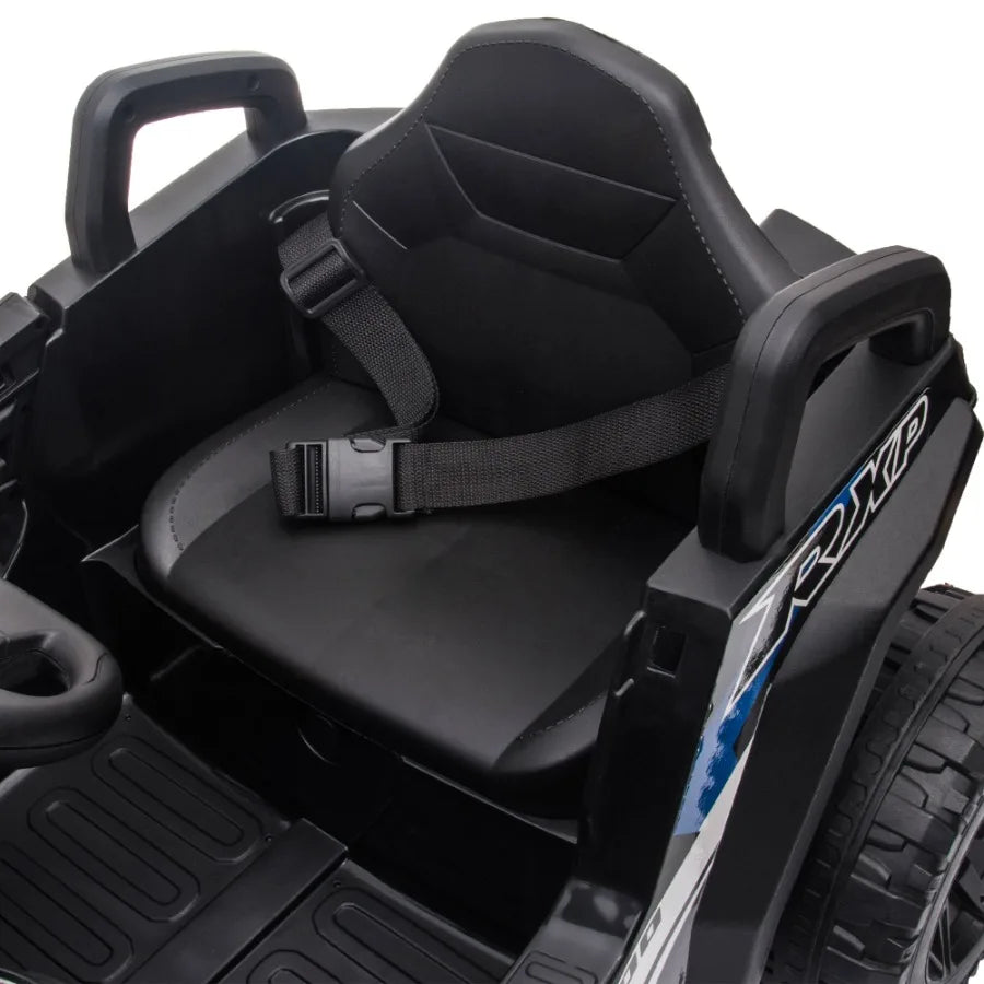 12V kids Ride On Mini UTV Electric Car with Front LED Lights and Horn Single Seat with a Safety Belt Forward Reverse Function