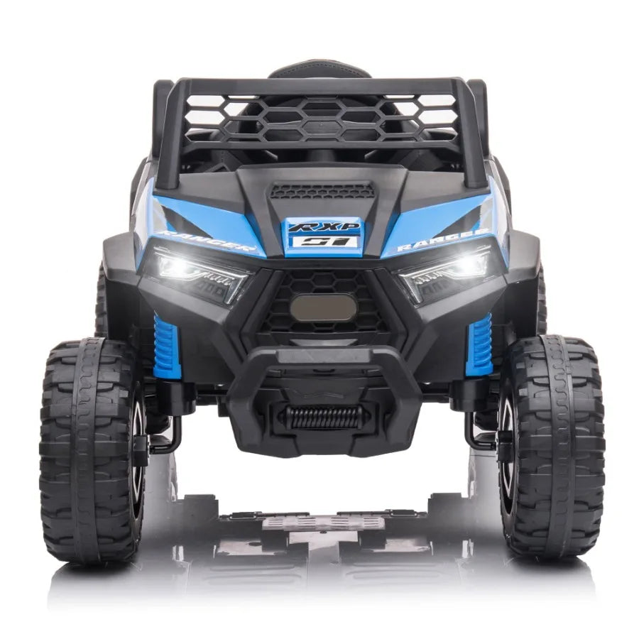 12V kids Ride On Mini UTV Electric Car with Front LED Lights and Horn Single Seat with a Safety Belt Forward Reverse Function