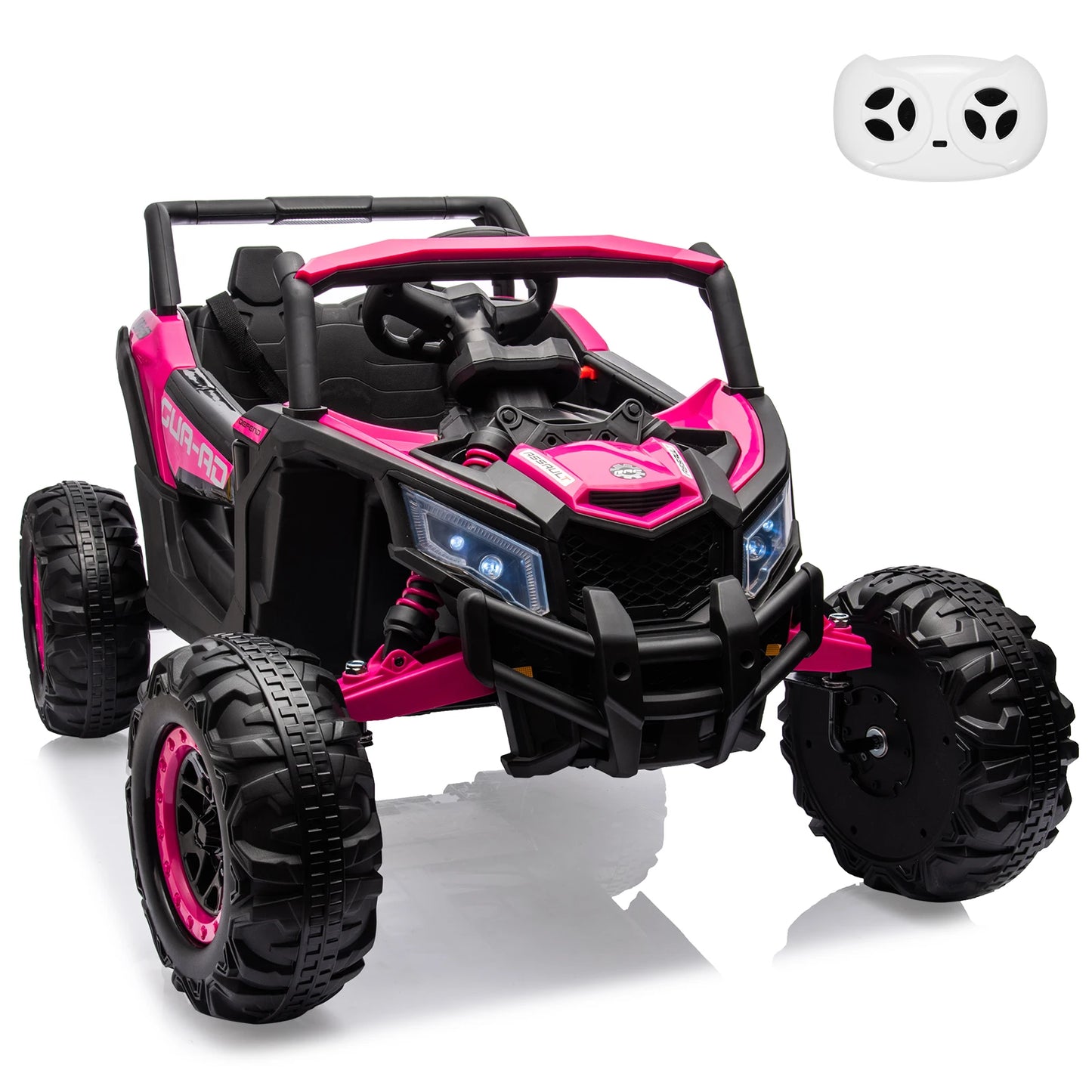 Kids UTV With Remote Control, 24V Ride On Car, Battery Powered Electric Vehicles, Spring Suspension, 200W Motor, Metal Frame