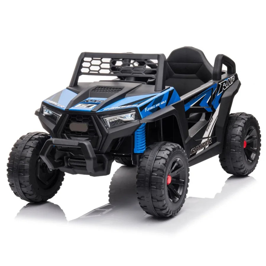 12V kids Ride On Mini UTV Electric Car with Front LED Lights and Horn Single Seat with a Safety Belt Forward Reverse Function