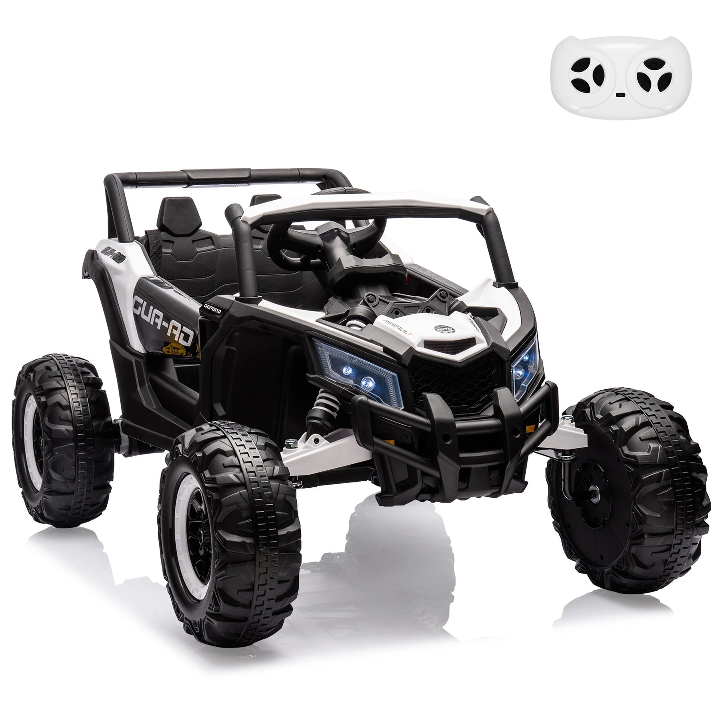 Kids UTV With Remote Control, 24V Ride On Car, Battery Powered Electric Vehicles, Spring Suspension, 200W Motor, Metal Frame