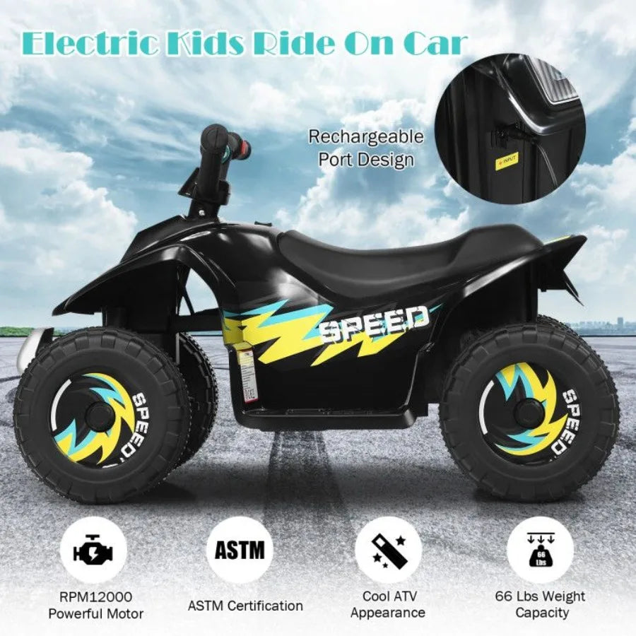 6V Electric ATV 4 Wheels RideOn Toy