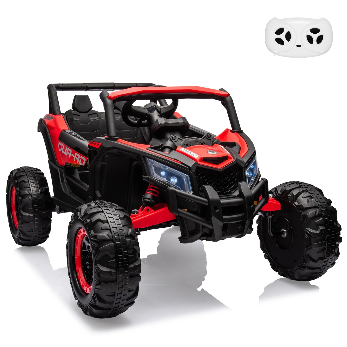 Kids UTV With Remote Control, 24V Ride On Car, Battery Powered Electric Vehicles, Spring Suspension, 200W Motor, Metal Frame