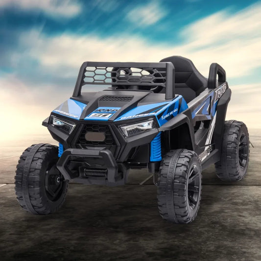 12V kids Ride On Mini UTV Electric Car with Front LED Lights and Horn Single Seat with a Safety Belt Forward Reverse Function